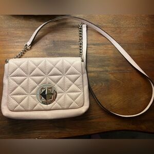Kate Spade Blush Quilted Crossbody Bag